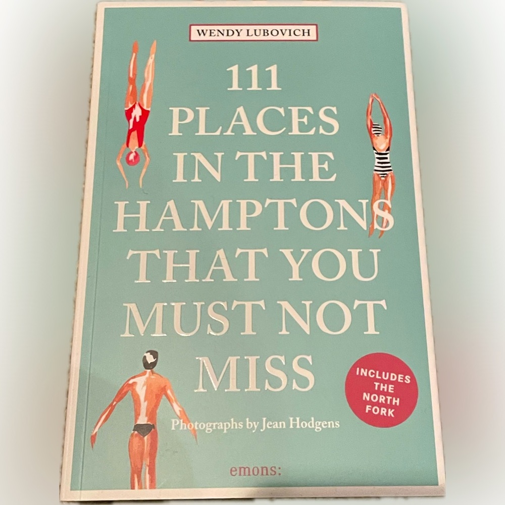 Mint Green Coffee Table Book - 111 Places in the Hamptons - paperback